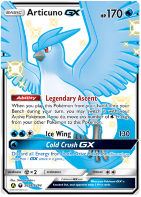 Articuno GX SV54-Hidden Fates