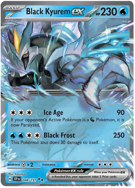 Black Kyurem Ex 048-Surging Sparks