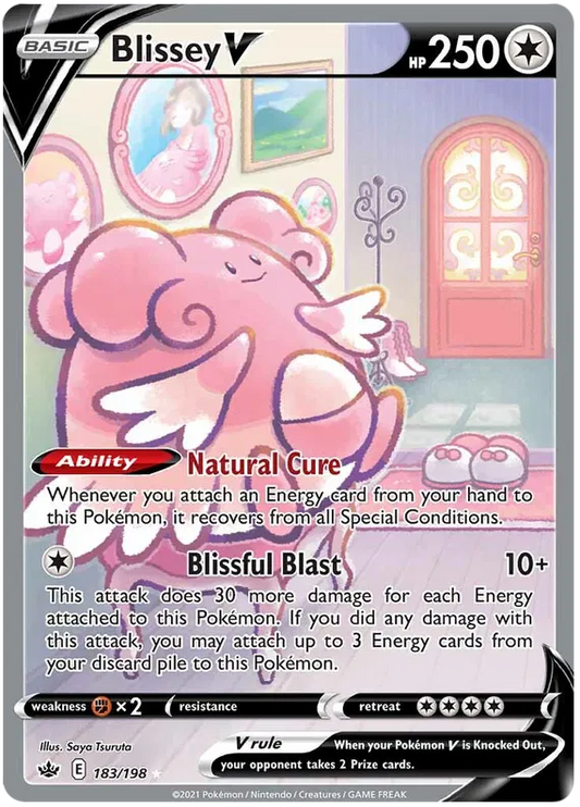 Blissey V 183-Chilling Reign