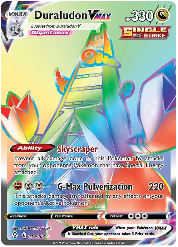 Duraludon Vmax 219-Evolving Skies