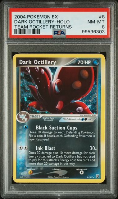 2004 POKEMON EX TEAM ROCKET RETURNS #8 DARK OCTILLERY-HOLO TEAM ROCKET RETURNS