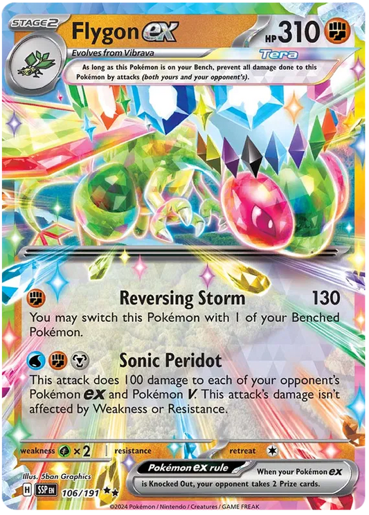 Flygon Ex 106-Surging Sparks