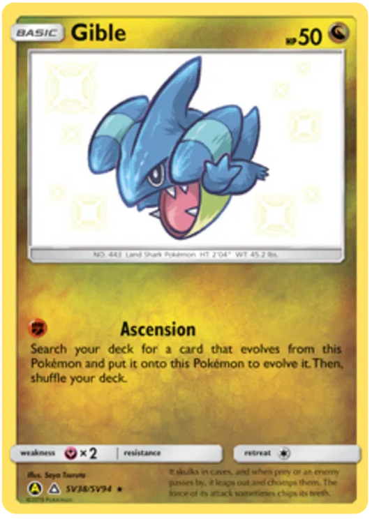 Gible SV38-Hidden Fates