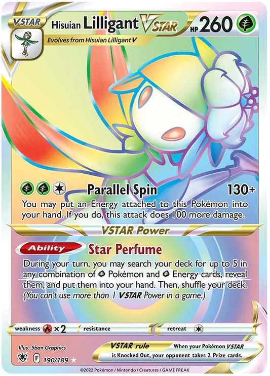 Hisuian Lilligant Vstar 190-Astral Radiance