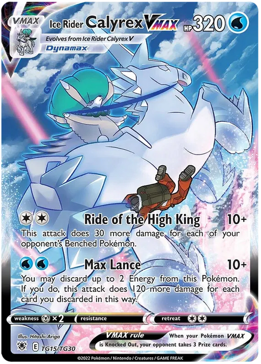 Ice Rider Calyrex Vmax TG15-Astral Radiance