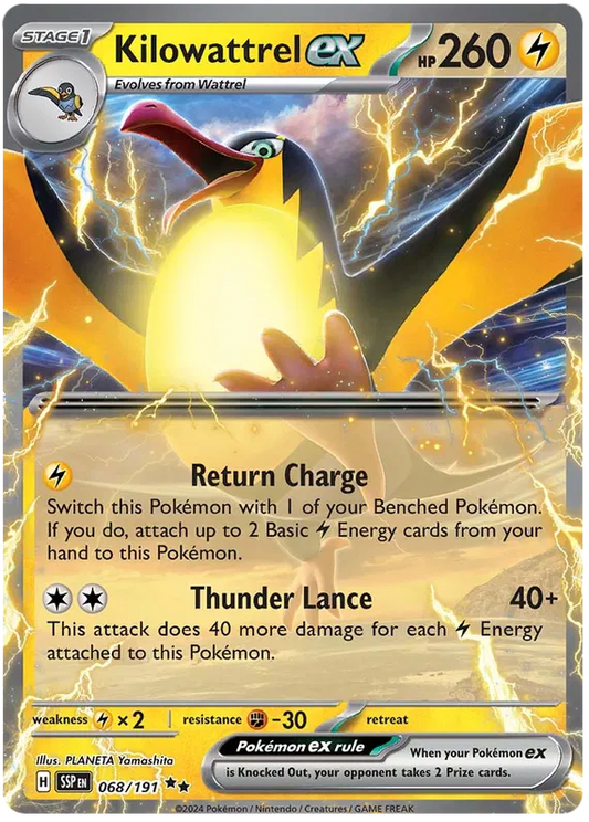 Kilowattrel Ex 068-Surging Sparks