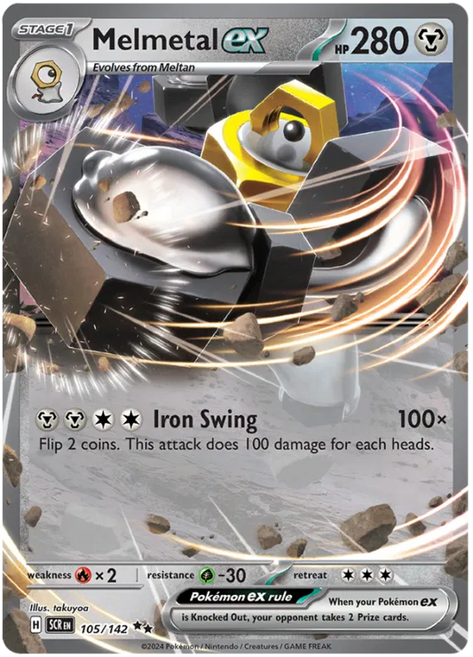 Melmetal Ex 105-Stellar Crown