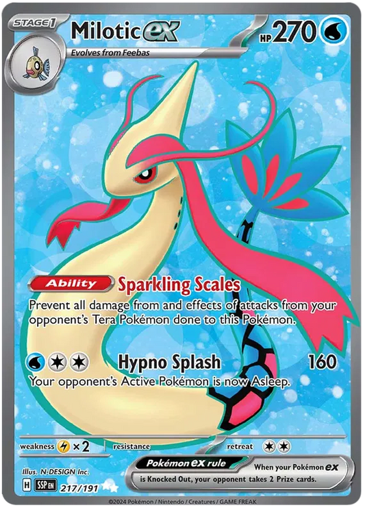 Milotic Ex 217-Surging Sparks