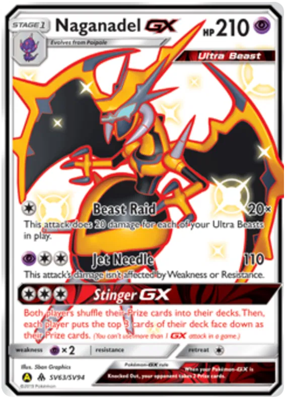 Naganadel GX SV63-Hidden Fates