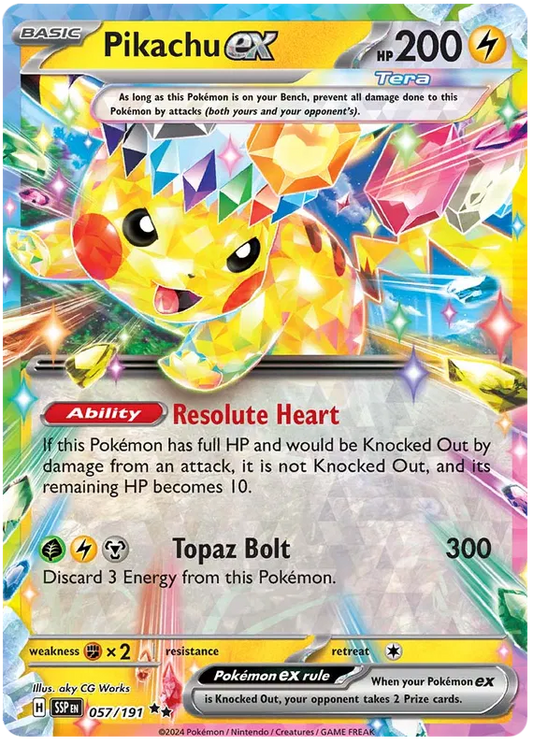 Pikachu Ex 057-Surging Sparks