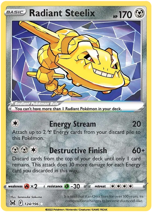 Radiant Steelix 124-Lost Origin