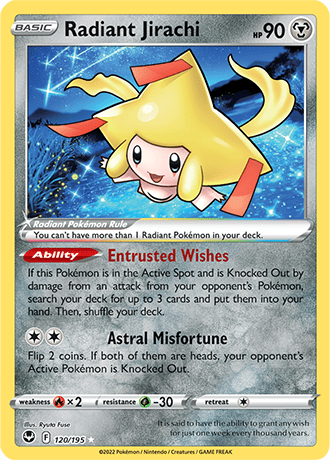 Radiant Jirachi 120-Silver Tempest
