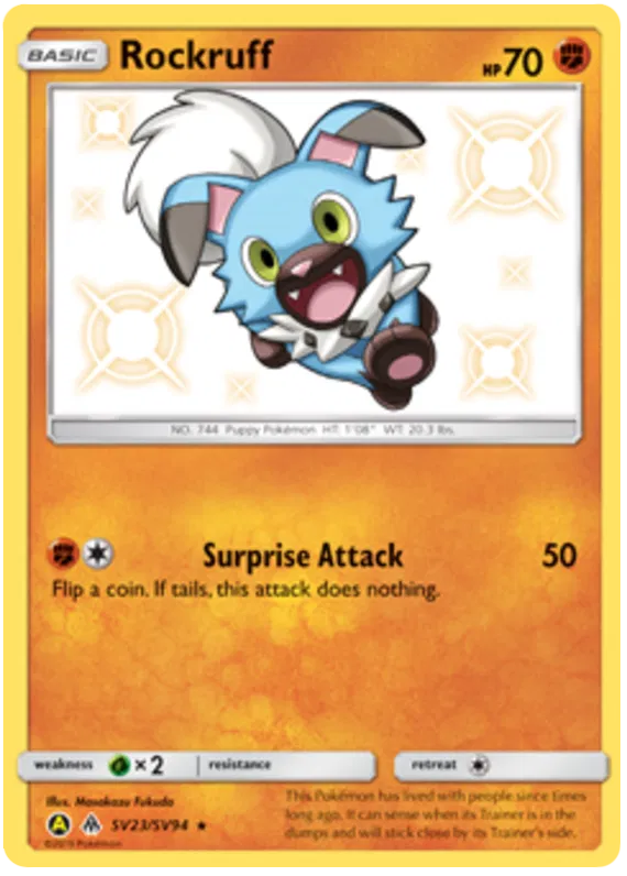 Rockruff SV23-Hidden Fates