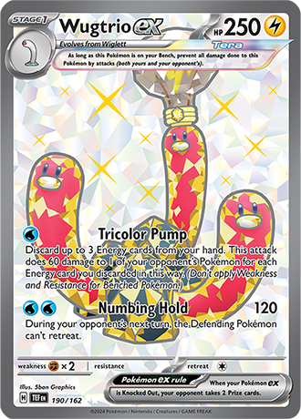 Wugtrio Ex 190-Temporal Forces