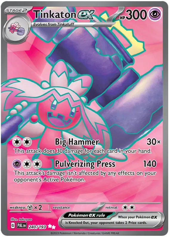 Tinkaton EX 240-Paldea Evolved