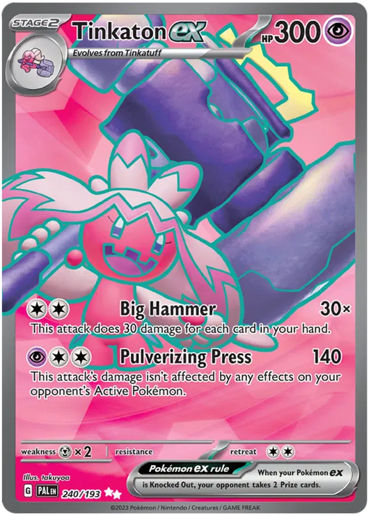 Tinkaton EX 240-Paldea Evolved