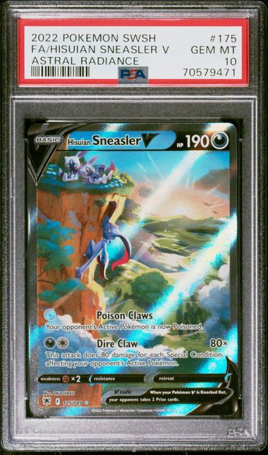 PSA 10 Hisuian Sneasler V Astral Radiance