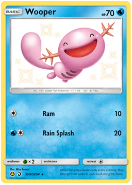 Wooper SV9-Hidden Fates