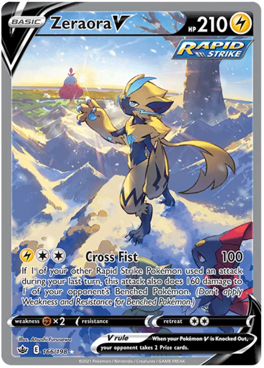 Zeraora V 166-Chilling Reign