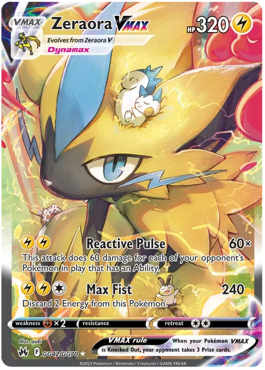 Zeraora Vmax GG42-Crown Zenith