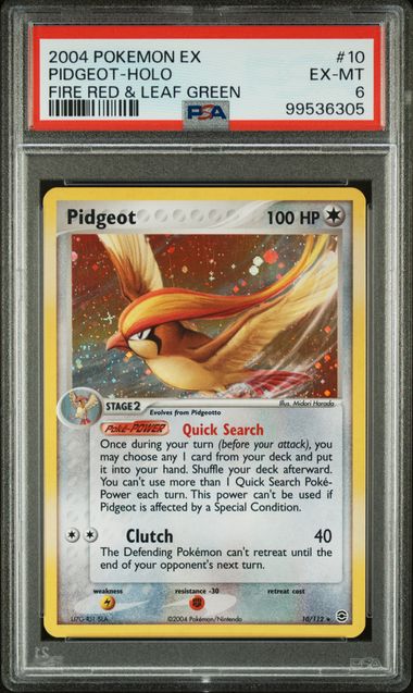 PSA 6 Fire Red & Leaf Green Pidgeot-Holo