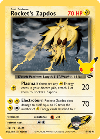 Rockets Zapdos CC15-Celebrations
