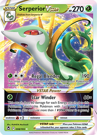 Serperior Vstar 008-Silver Tempest