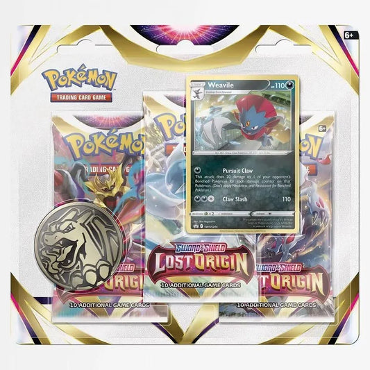 Lost Origin 3-Pack Blister Weavile Promo kort