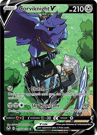 Corviknight V TG18-Silver Tempest